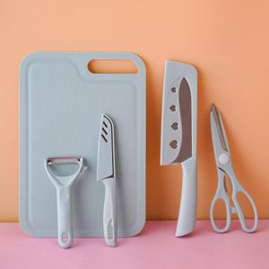 5-Piece Knife Set with Chopping Board