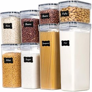 Airtight Food Storage Container Set, 8-Piece